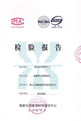 檢測報告